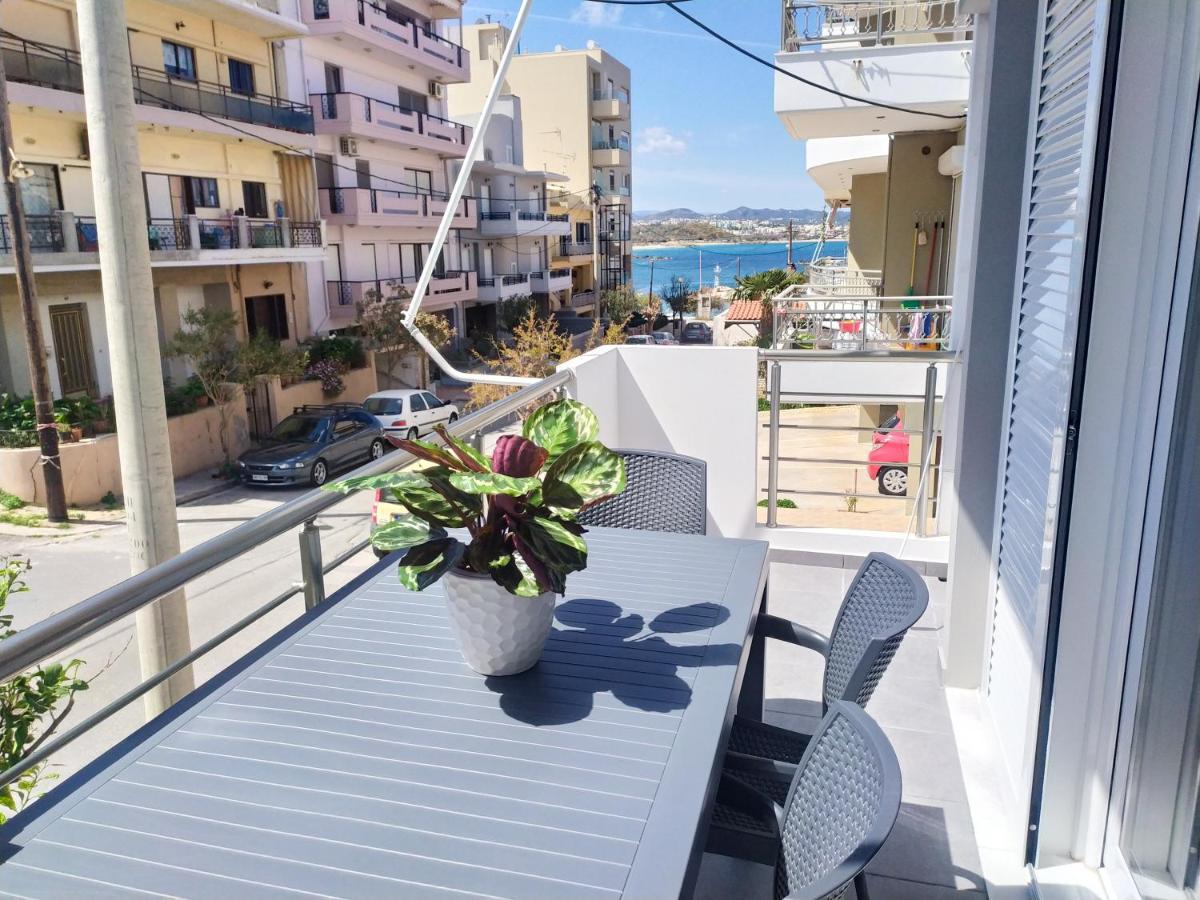 Sea Side View Home Steps From The Beach & City Chania  Exterior photo